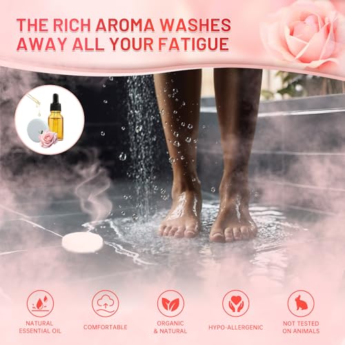 Conjunto de presentes de aromaterapia para vapores de chuveiro – pacote com 24 bombas de banho, pres