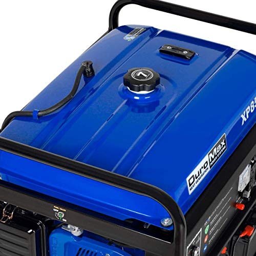 Duromax Xp8500E Gas Powered Portable Generator-8500 Watt Electric Start-Camping & Rv Ready, 50 State Approved, Blue/Black #TOP7
