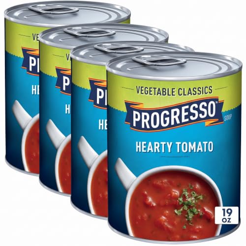 Image of Progresso Vegetable Classics, Hearty Tomato Soup, Gluten Free, 19 oz. (Pack of 4)