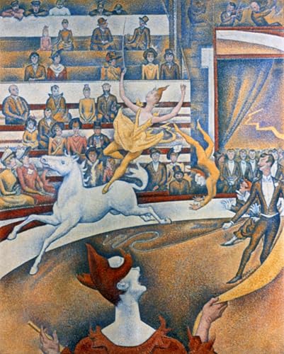Tableau Toile Georges Pierre Seurat Le Cirque Impression Haute Définition 60x90cm