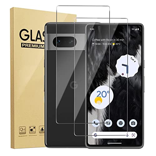 POTOK [2 Stück] Schutzfolie für Google Pixel 7, HD Klar Flexibler Displayschutzfolie, Anti-Kratzer, Blasenfrei, Panzerfolie für Google Pixel 7 Cover