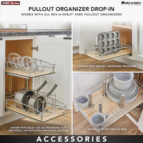 Image of Rev-A-Shelf Pullout Organizer w /Soft-Close, Min Opening Width 20 inch