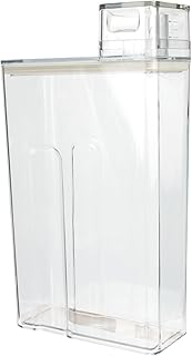 KOMBIUDA Caixa De Armazenamento De Detergente Para A Roupa Detergente De Viagem Garrafas De Viagem Transparentes Sabão De Arroz Recipientes De Vidro Com Tampas Dispensador De Detergente