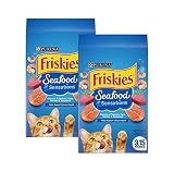 Friskies Dry Cat Food, Seafood Sensations, 3.15 lb (Pack of 2)