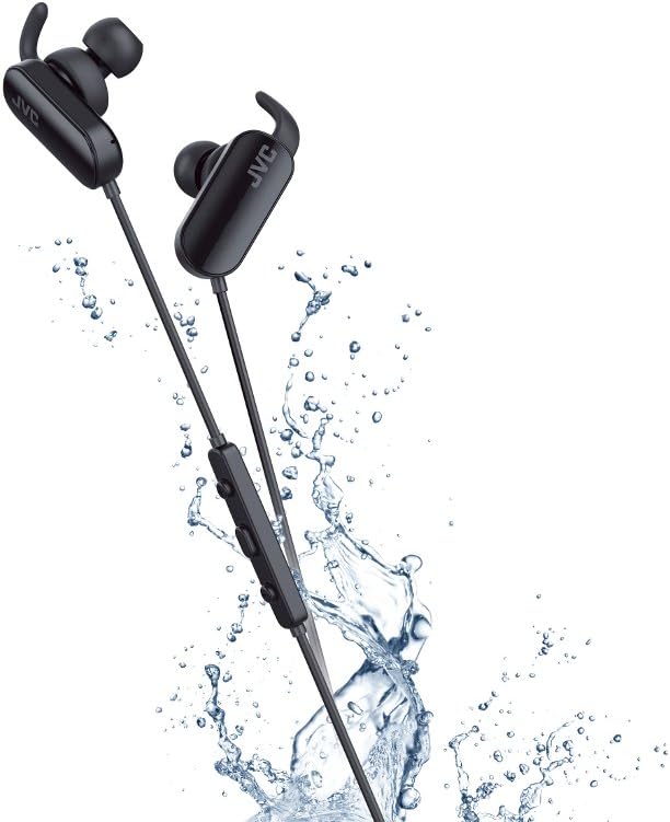 JVC HAEBT5B Black Sports Headphones