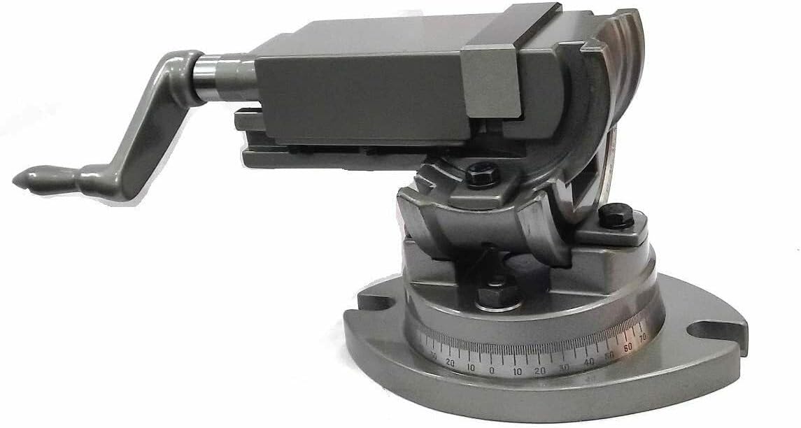 Buyohlic Precision Milling Vise Vice Swivel & Angle Tilting (3 Way- 2" Inch (Jaw Width 50 mm))