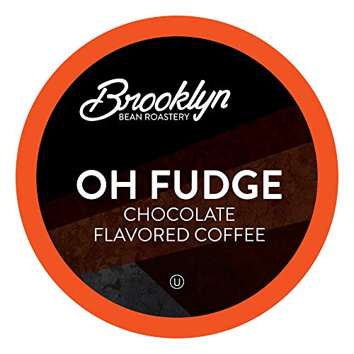 Brooklyn Beans Oh Fudge Gourmet Coffee Pods, Compatible with 2.0 Keurig K Cup Brewers, 40 Count