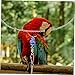 Kisangel 1set Bird Neck Training Chain for Parrots Collar for Safe Outdoor Training Lightweight and Portable Parrot Leash for Bird Owners