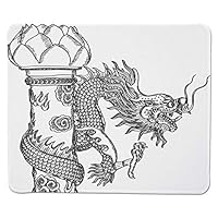 Amazon | Yantengゲーミングマウスパッドドラゴン、中国風の神聖な