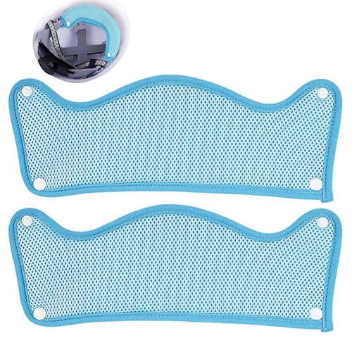 Forro Absorbente De Sudor para Casco,2 Piezas Resistente Al Fuego - Almohadilla de Sudor para Casco de Moto y Bici | para Ciclistas, Trabajadores De Construcción, Verano Y Desplazamientos Cotidianos