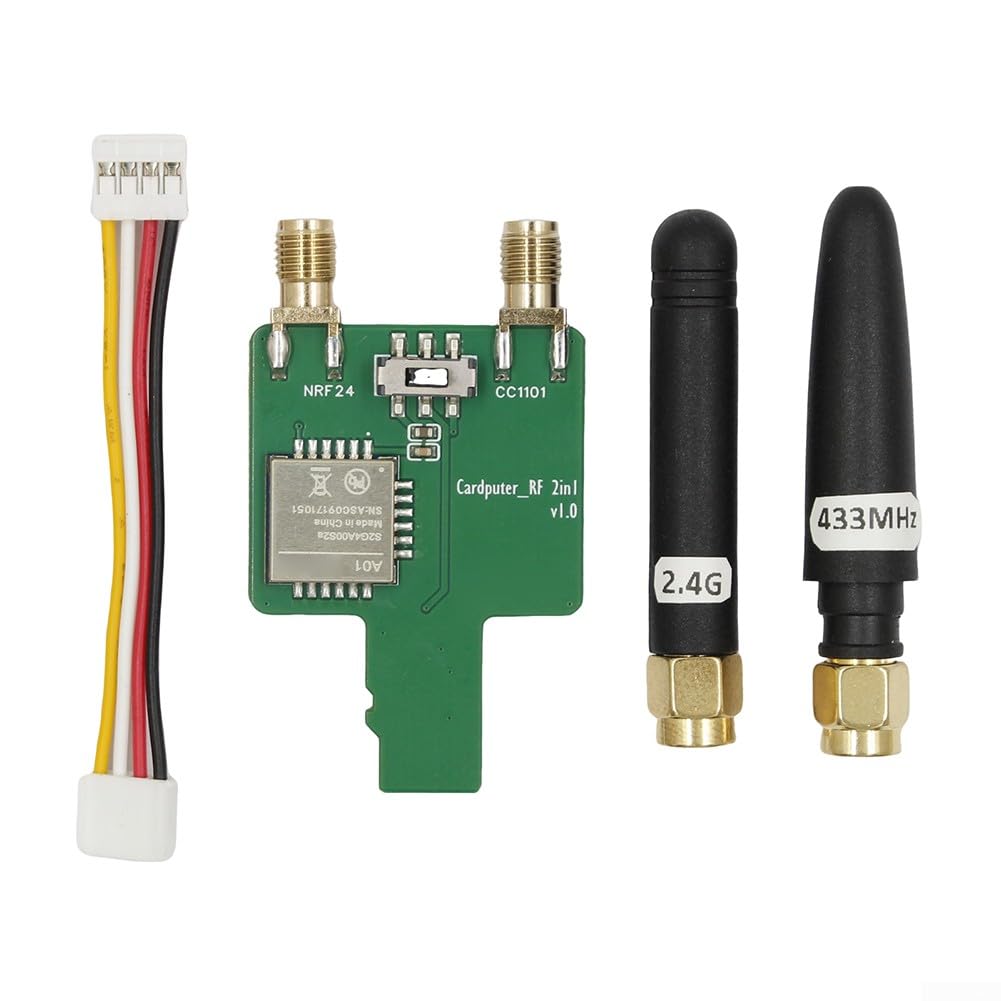 CC1101 NRF24 RF 2-in-1 Modulo, Per M5Stack Cardputer CC1101 RF 2-in-1 Modulo Per Bruce Firmware Antenna Stabile RF Comunicazione