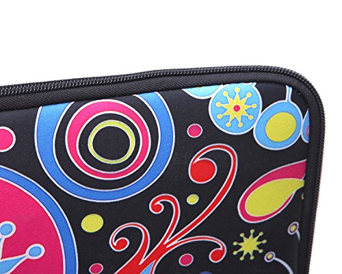 15-Inch To 15.6-Inch Laptop Sleeve Carrying Case Neoprene Sleeve For Acer/Asus/Dell/Lenovo/Macbook Pro/Hp/Samsung/Sony/Toshiba, Classic Colorful #TOP3