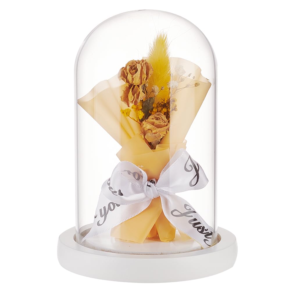 Eeuwige Rozen Onder De Glazen Koepel - Roze - Perfect Cadeau