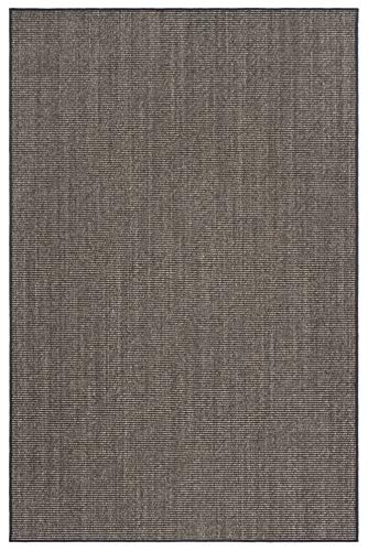 Martha Stewart x SAFAVIEH Area Rug Collection - 1'10" x 5', Charcoal, Sisal & Jute, Farmhouse Style, Ideal for Front Door, Entryway, Accent Space (MSR9501F)