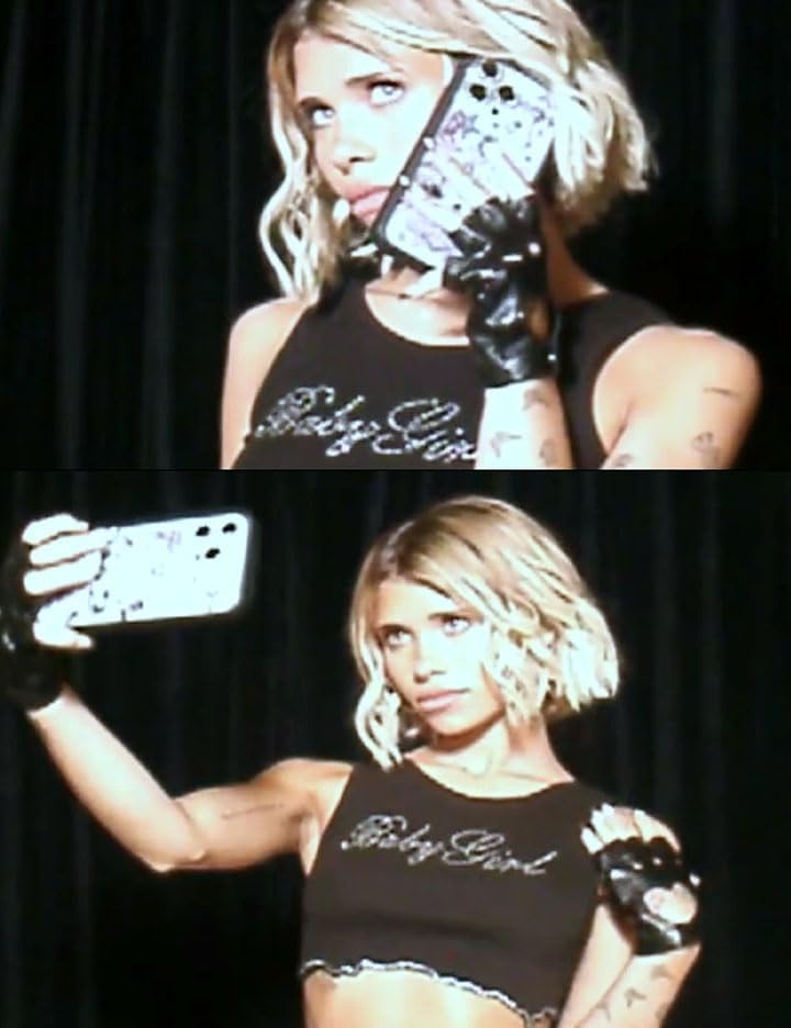 Wildflower Cases - Compatible with iPhone 15 Plus | Protective Black Bumper, 6.5ft Drop Test Certified, Women Owned Small Business | Grey, Tattoos, Pink, Collab, Stars, Cute | Collab - Nessa Barrett