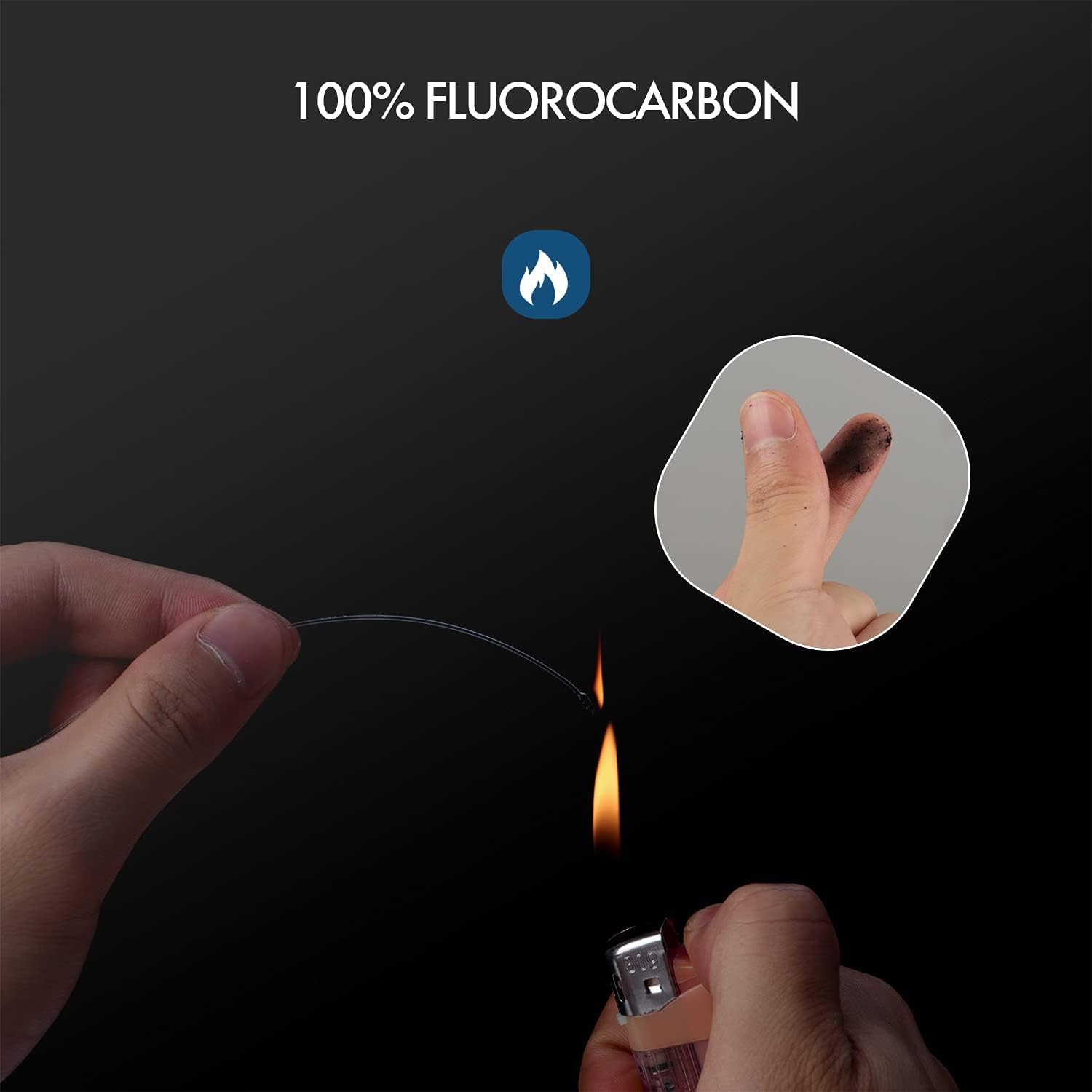 Fluorocarbon Vorfach Leader mit Wirbel & Karabiner, 10/20 STK Raubfischvorfach, 100% Fluorocarbon Angelvorfächer Spinnvorfächer Zum Spinnfischen, Spinnvorfach, Vorfach Zum Spinnangeln - 5