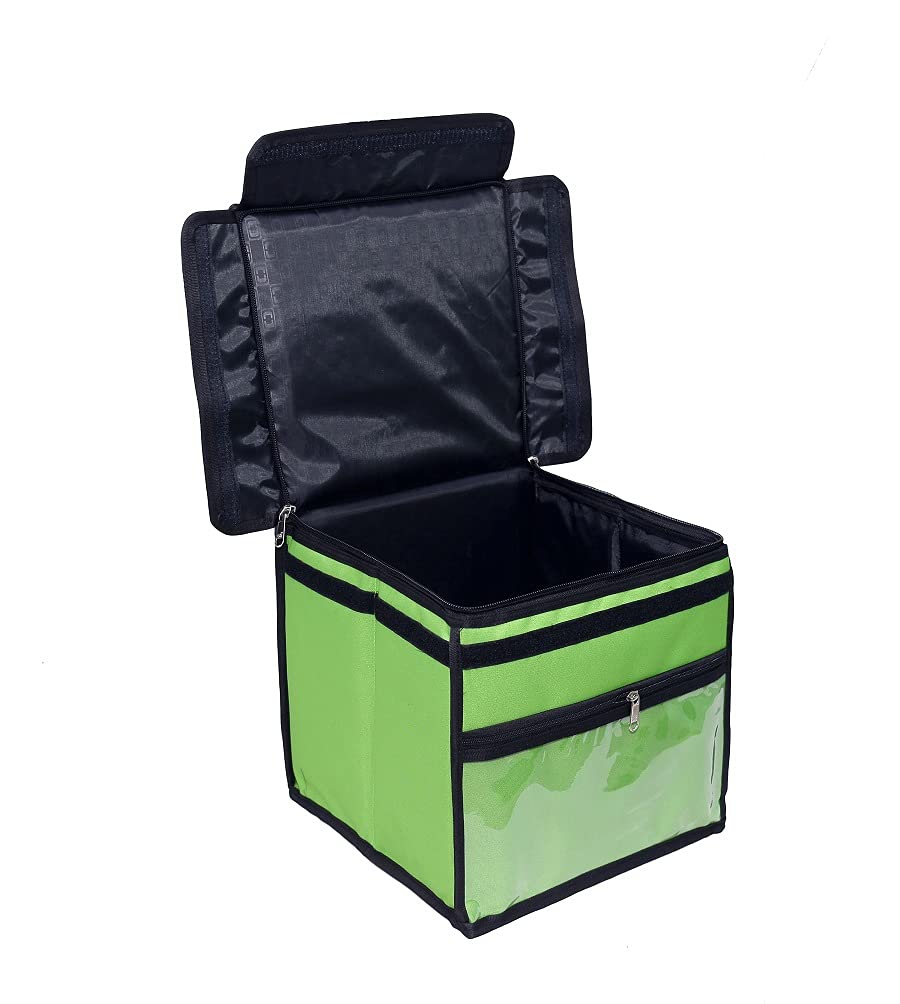 Ultrafine Thermal Insulated 16 * 16 * 16 inch Food/zomato/swiggy/ice-Cream delivery Backpack (Green) (B09BM71LMP) Amazon Price History, Amazon Price Tracker