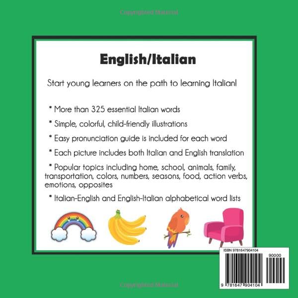English Italian Picture Dictionary (Language Dictionaries for Kids) - Image 2