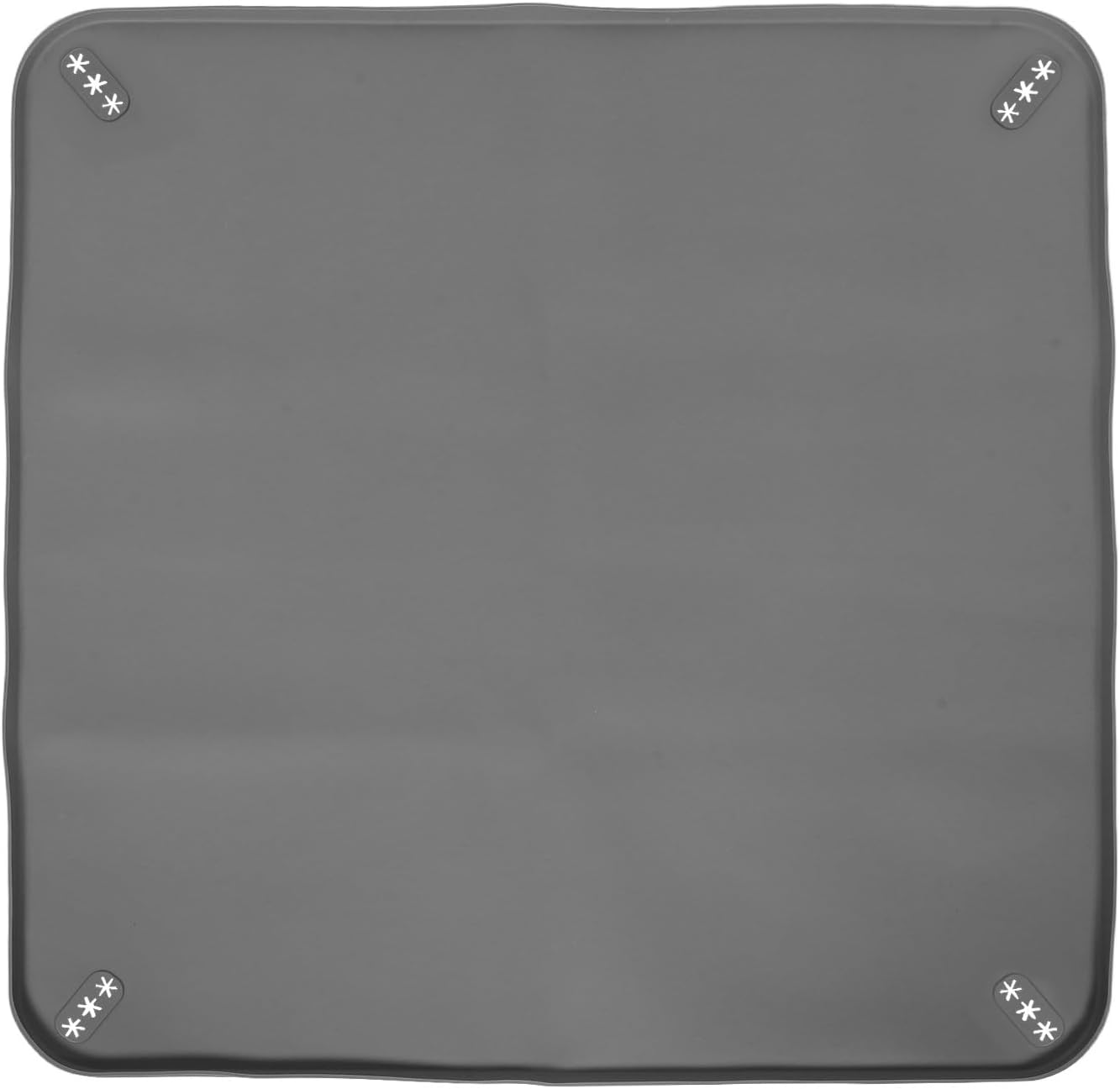 Pee Pad Tray Holder for Dog: Silicone Dog Puppy Pad Holder - 24" x 24" No Spill Raised Lip High Edge Leak-Proof Mat Tray for Floor Protection, Easy to Clean