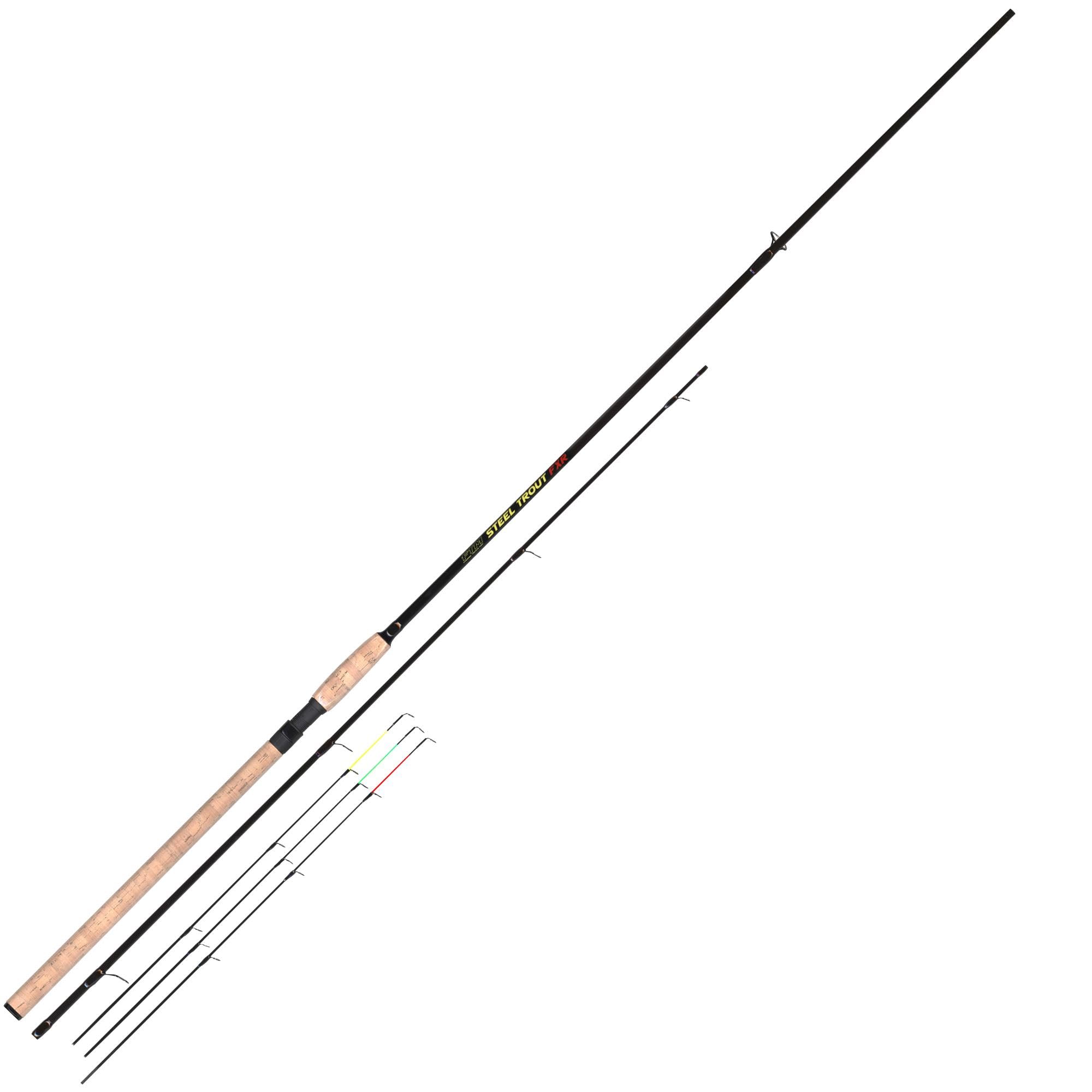 FTM Steel Trout 3,30m 6-25g FXR - Forellenrute zum Forellenangeln, Sbirolinorute, Angelrute für Forellenseen, Schlepprute für Forellen