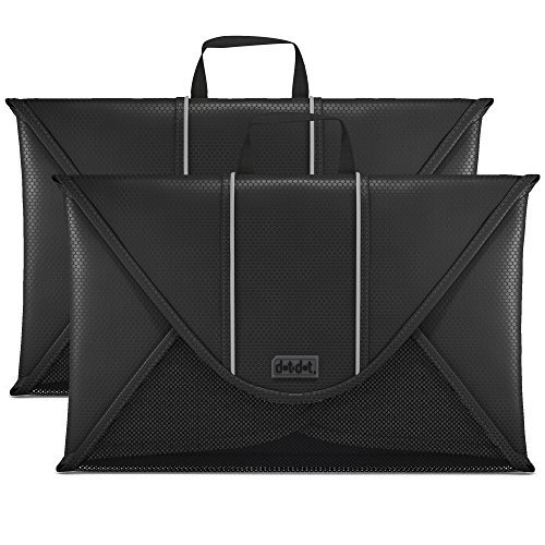 Dot&Dot 5pc Compression Packing Cubes for Suitcases - Carry-on Packing Cubes - Compression Packing Cubes for Carry on Suitcase Compression - Luggage Packing Compression Bags for Travel