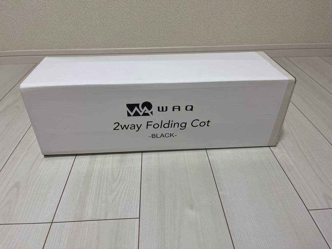 WAQ 2way Folding Cot ブラック ワック 2WAY フォールディング