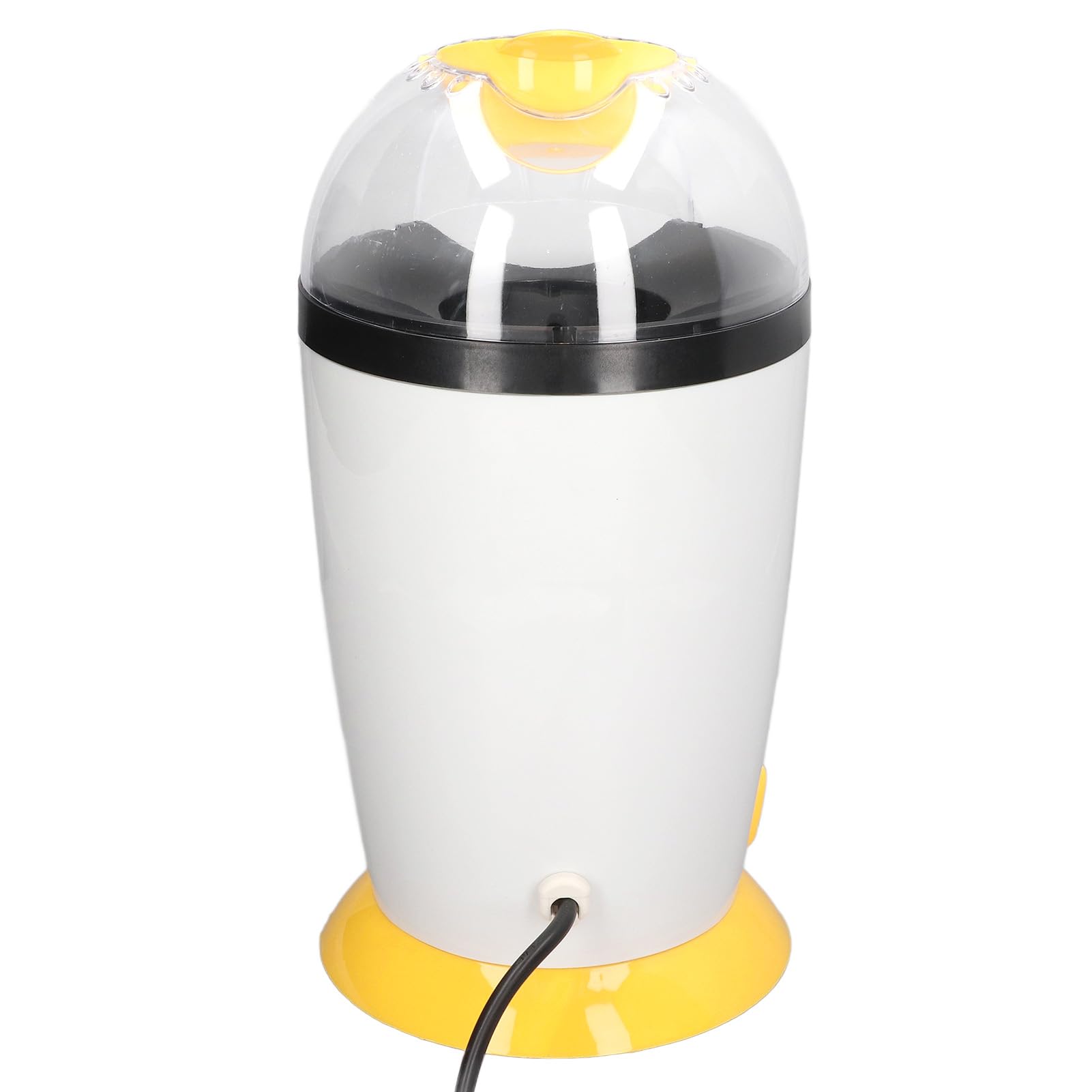 Mini Máquina de Palomitas de Maíz Caliente de 1200W, Palomitas de Maíz de Soplado en Caliente de 2,5 L con Cubierta Transparente Antiescaldaduras para Fiestas Navideñas