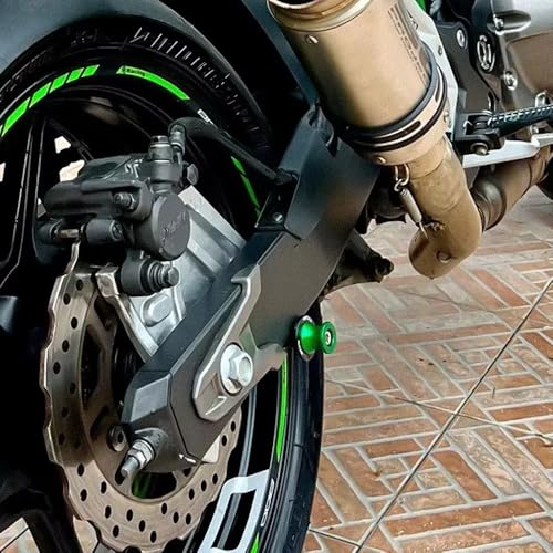 ZHUOWU M8 Schwingenschutz Schwingenadapter Ständer Bobbins Montageständer Schwingen Ständeraufnahme für Z900 2017 2018 2019 2020 2021 2022 2023 2024 Grün