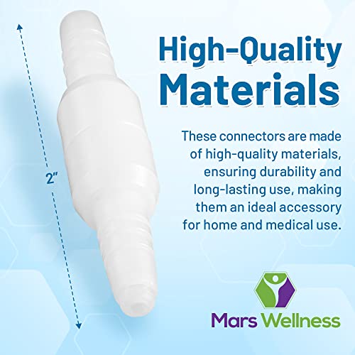 Swivel Oxygen Tubing Connectors 10 - Pack - Oxygen Therapy, Cannula Connector Compatible With Standard Oxygen Tubing, Ideal For Home And Medical Use #TOP1