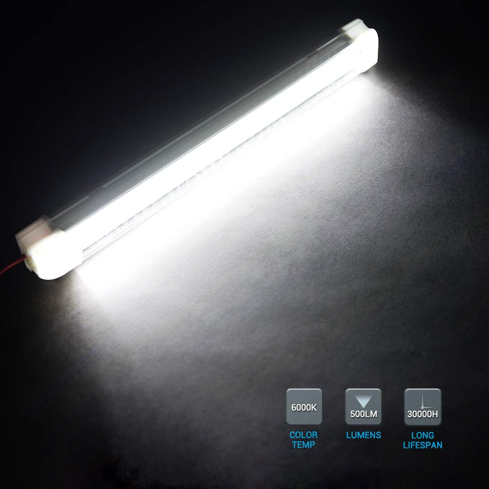 Amazon.com: MICTUNING 13.5 Inch Car Interior Led Light Bar 3.5W 72 LED Lamp  with On Off Switch for Van Lorry Truck Camper Boat 2 Pcs : Automotive