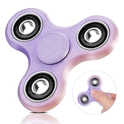 SCIONE 3D Printed Fidget Spinner for Kids Adults 1Pack, Desk Toys Textured Sensory Fidget Toys for Anxiety Stress Relief, Portable Handheld Toy for...