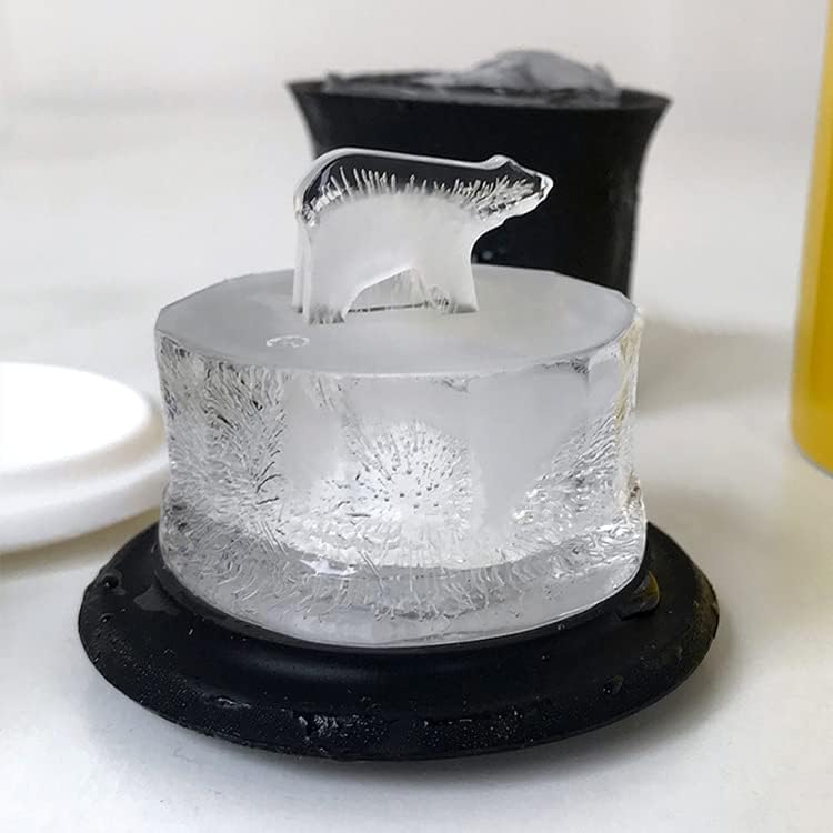 2PCS Silicone Ice Cube Mold Penguin Polar Bear Popsicle Molds Silicone Ice Cube Tray Ice Cube Maker Ice Trays Kichen Accessories