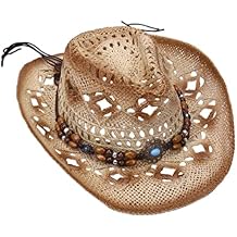 COLLBATH Straw Hat Cowgirl Straw Hat Men Costume Youth Mens s Mens s for