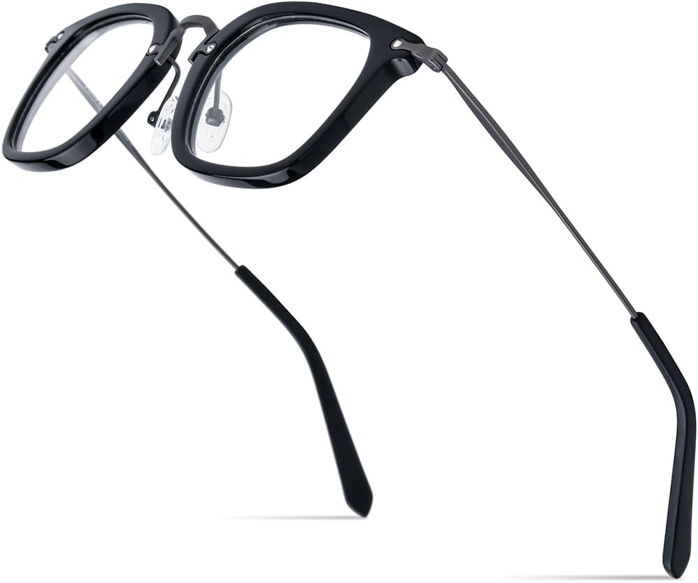 FONEX Acetate Titanium Glasses Frame Men Square Eyeglasses Women Vintage Optical Eyewear F85786