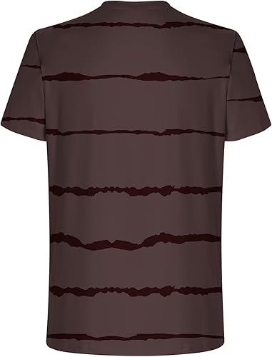 Miniatura 3 de Camiseta Talla Grande Hombre Camiseta Estampado de teñido anudado Blusa Camisetas de Manga Corta Cuello Redondo