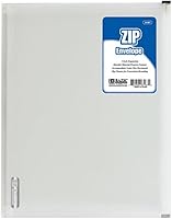 Vista 1 de BAZIC 3187-144 - Sobre transparente con cremallera tamaño carta, caja de 144