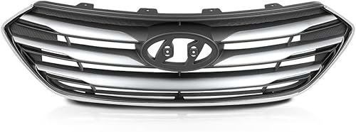 G-PLUS Conjunto de rejilla compatible con Hyundai Santa Fe Sport 2017 2018 ABS Plastic Grill 863514Z500, HY1200201