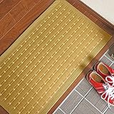 い草 玄関マット 角紋 70×120 cm ベー�