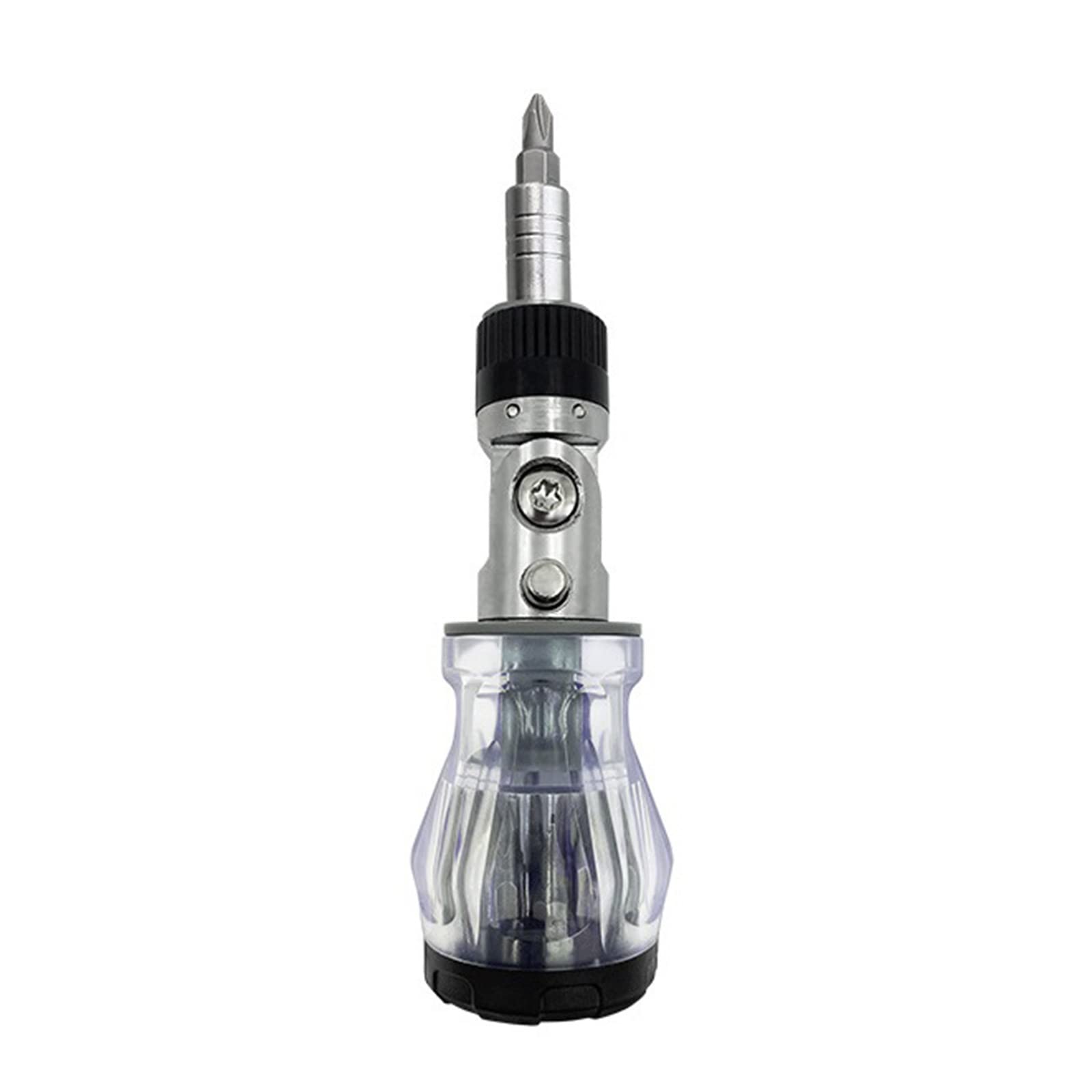 6 in 1 Ratchet Screwdriver Adsorption Labor-Saving Ratcheting Screw Driver Hand Tool Batch Heads Screwdrivers Small Screwdrivers Heads Small for Electronics