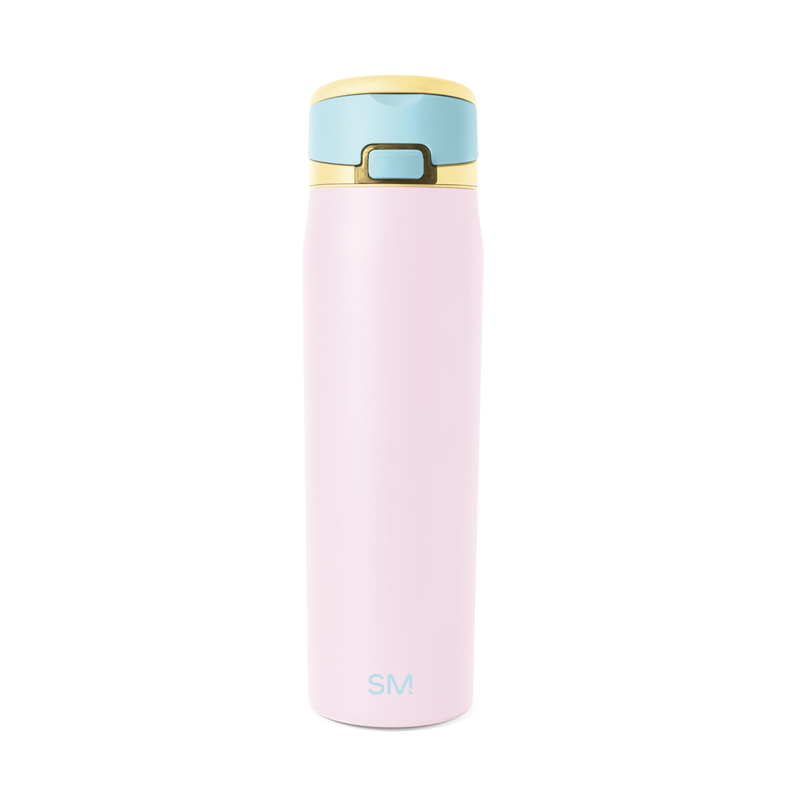 Simple Modern Water Bottle with Straw & Handle | 24oz | Multi-Color | Mesa Loop Insulated Water Bottle for School, Sports, Travel | Leak Proof, Stainless Steel | Sherbet