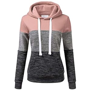 DOUBLJU Basic Lightweight Pullover Sweater Top Essential Comfy Casual Hoodie Sweatshirt for Womens Clothes with Plus Size
