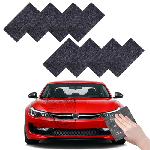 8 Piezas Paños Nano para Eliminar Arañazos del Coche,Nano Sparkle Cloth,Paño Reparador Arañazos Coche para Limpieza Profunda y Protección de la Pintura,(Sin Dañar la Carrocería)