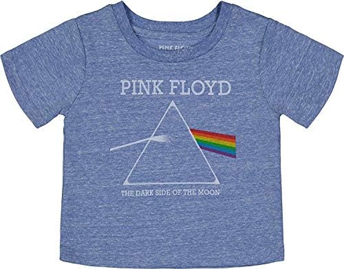 Pink Floyd Toddler Boys' Rock Band Graphic T-Shirt Dark Side of The Moon, Blue (3T)