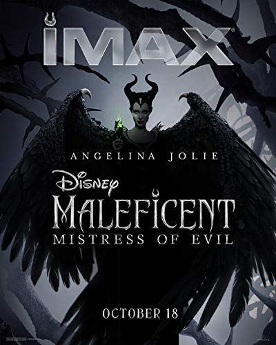 MALEFICENT: MISTRESS OF EVIL (2019) Original Authentic Movie Promo Poster 13x19 - Single-Sided - IMAX - Angelina Jolie - Elle Fanning - Michelle Pfeiffer