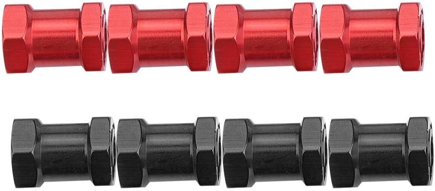 4Pcs RC Car Wheel Hub Adaptor, RC Wheel Hex Hub Metal Adaptor for Hsp Remote Control Crawler Upgrade Part(17mm)