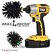 Power Scrubber Grill Brush - Rust Remover & Graffiti Remover for Concrete - Grill Cleaner Brush - No Metal Wire Brush for Drill Attachment - BBQ Cleaning Kit and Pellet Smoker Accessories - BBQ Brush