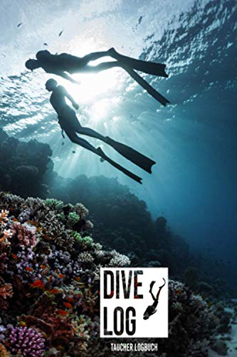 Produktfoto von Dive Log: Logbuch für Taucher | A5 Format | 120 Tauchgänge | Geschenkidee | Gerätetauchen