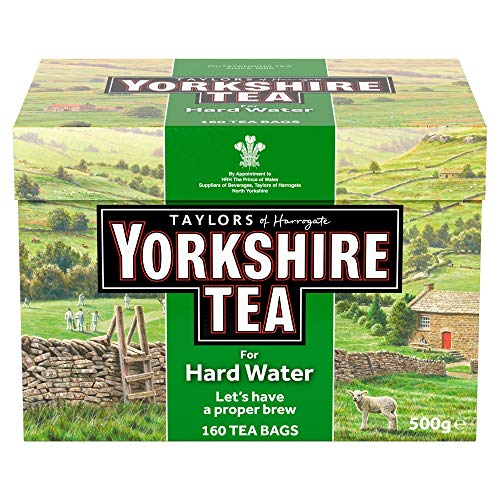 Yorkshire Tea Hard Water Tea Bags, 160 Tea Bags (Pack of 3, total 480 teabags)