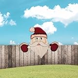 Grinchs Zaunspäher für den Außenbereich, Weihnachtsdekoration, Grinchs-Dekoration für Baumspitze, Garten, Wand, Urlaub, Whoville-Dekorationen, 4 Stück