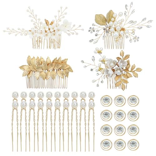 inSowni 36-Piece Gold Hair Set